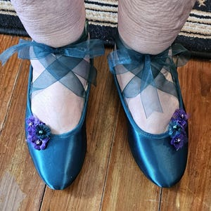 靴 epine bijou strap satin ballet shoes23.5 epine bijou strap satin ballet shoes 靴