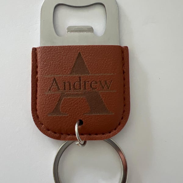 Personalized Leather Keychain,custom Leather Key Chain,leather Keyring ...