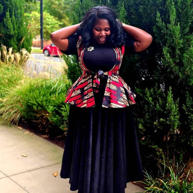 Handmade Ankara Peplum Blouse: African Print Sash Top - Etsy