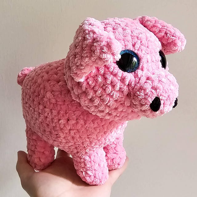 ぶちぶち豚の編みぐるみ編み図 - Etsy 日本