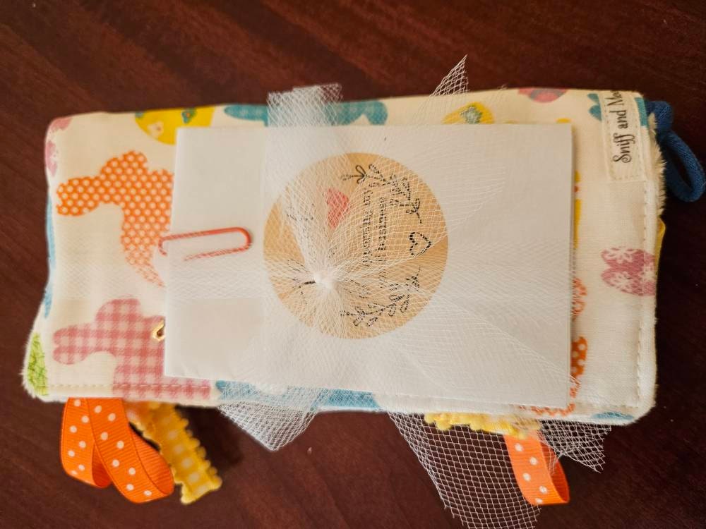 Oster-Knisterspielzeug, Osterei, Baby, Kleinkind, Osterkorbfüller, Geschenk für Baby, Hase
