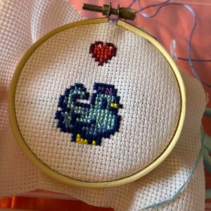 Stardew Valley のニワトリとアヒル || クロスステッチ パターン