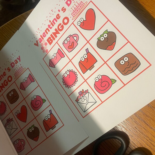 10 Valentine's Day BINGO for Preschool-kindergarten, February Games and ...