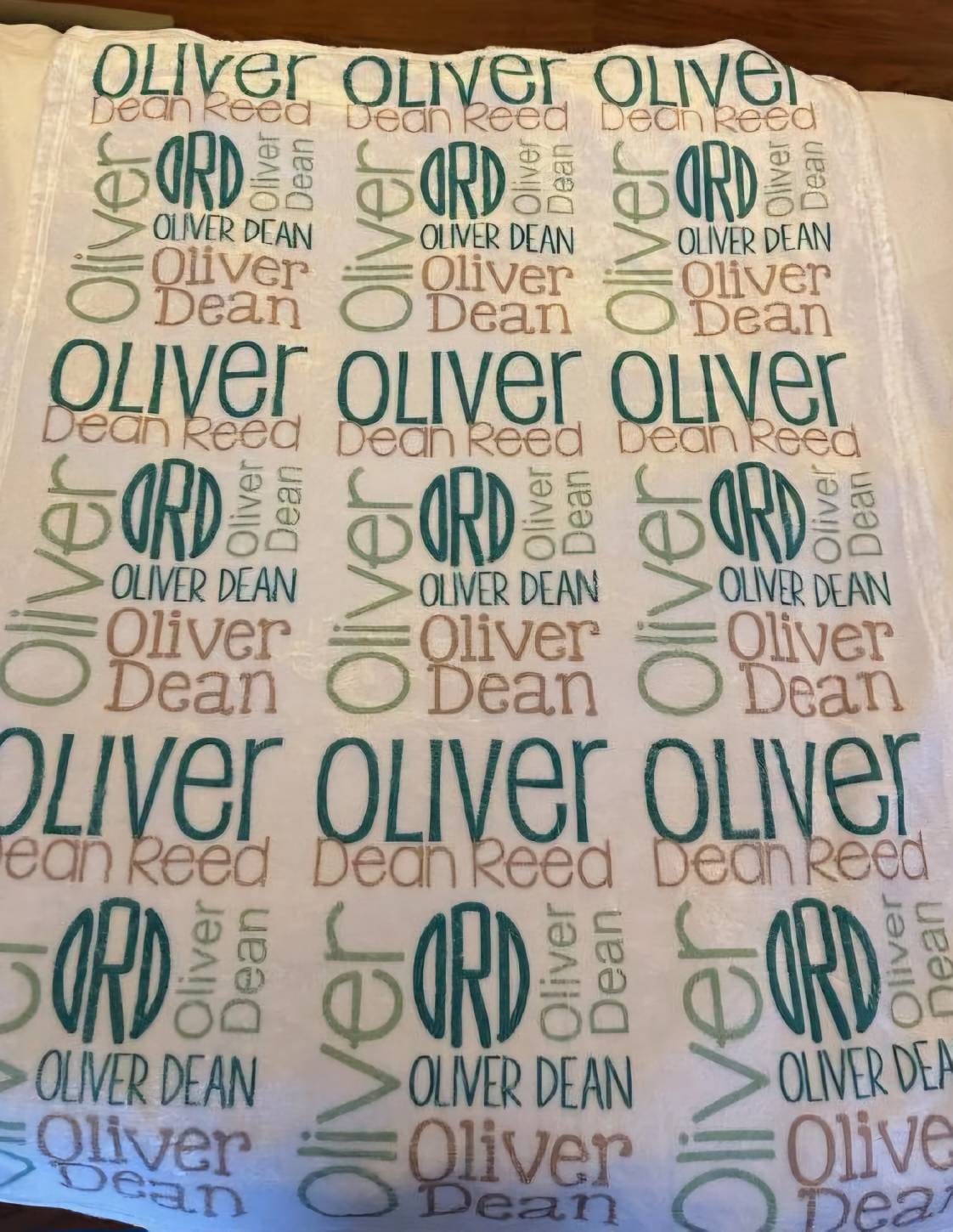 Monogram Baby Blanket- Boy Blanket- Personalized Baby Blanket- Swaddle Receiving Blanket- Baby Shower Gift