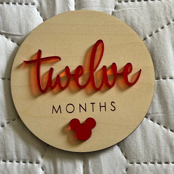 Baby Monthly Milestone Marker, 1-12 Month Baby Milestone Cards, Monthly ...