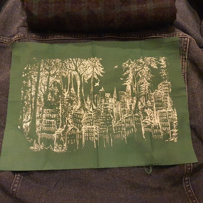 Tree Punk Patch Large Forest Wins Back Patch Nature, Punk Patches, Forest, Tree, Trees ...
