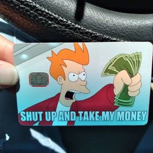 Fry Futurama Credit Card Skin Etsy