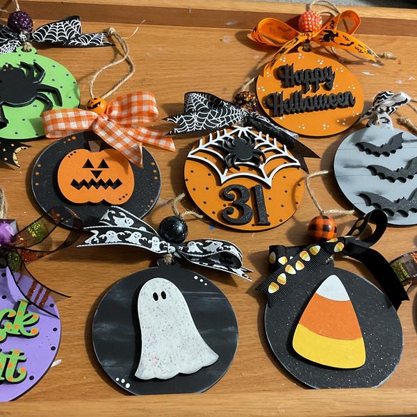 Standing Highland Cow Mini Tile Highland Cow Holder Diy Highland Cow