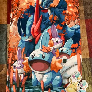 Mudkip Family Art Print - 11 X 17 - Etsy
