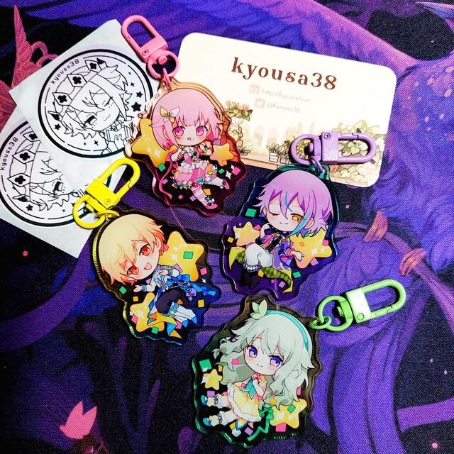 Project Sekai: Wonderlands X Showtime Keychains / Charms - Etsy
