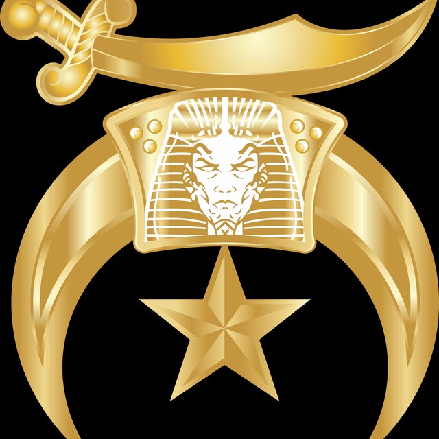 Shriners Emblem SVG – Ancient Egyptian Arabic Order Nobles Mystic
