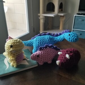  Crochet Kit for Kids Adults and Beginners, Learn to Crochet  with Crochet Animal Kit for Beginners, Complete Crochet Dinosaur Stater  Kits with Step-by-Step Video Tutorials and Instructions-Stegosaurus