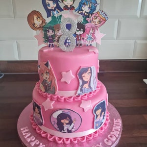 Itsfunneh Birthday Cake Topper, Funneh and Friend's unofficial - Etsy