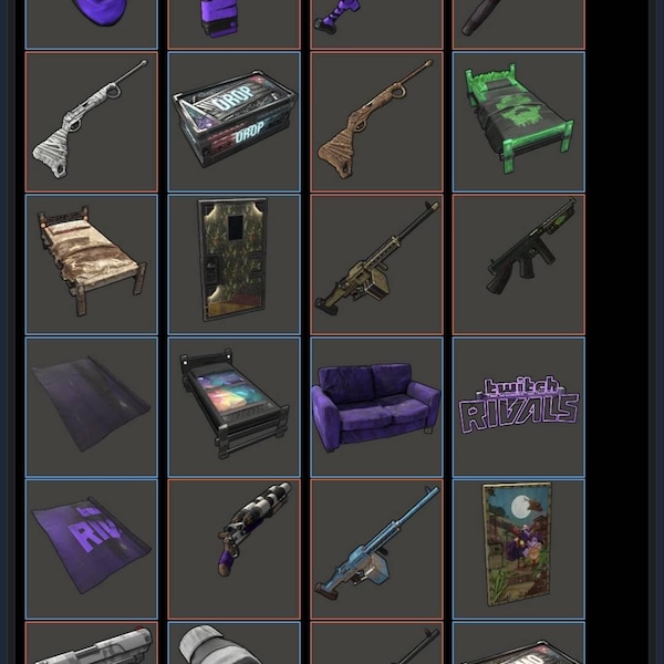 Rust Twitch Drops Skin Pack | Rounds 48-50, Kick R 3 (fast Delivery) - Etsy