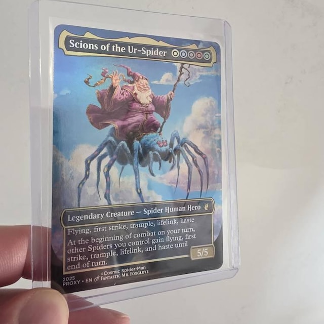 Cosmic Spider-mn and Scions of the Ur-spider | Proxy Cards - Etsy