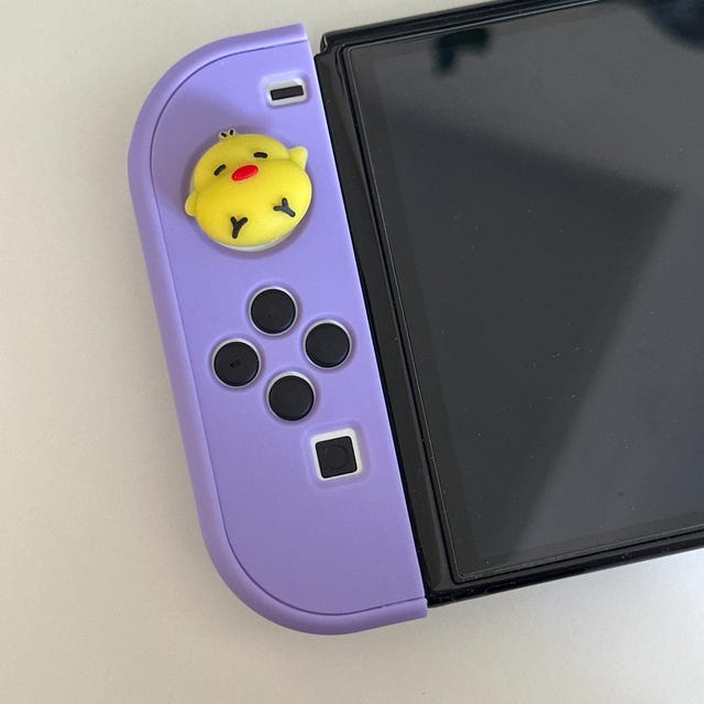 Cute Japanese Rilakkuma Bird Switch Thumb Grip Joycon Joystick