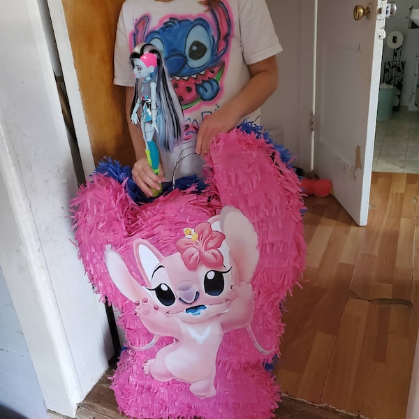 Stitch Piñata! 27”x 16” X4” , Lilo Y Stitch Theme - Etsy