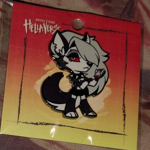 Loona / Hellaverse Fanmerch / Helluva Boss Pins / Black Plated