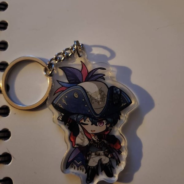 Shorekeeper Keychain Wuthering Waves Chibi Acrylic Standee/keychain Buy 2 Get 1 Free, Iuno ...