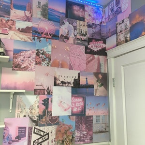 Pink Aesthetic Pretty Large A4 Size Wall Collage Kit Room - Etsy Canada
