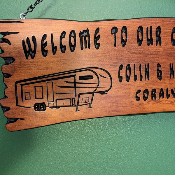 Custom Camping Sign Custom RV Sign Custom Camp Decor Sign Personalized ...