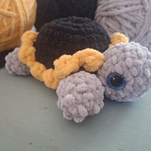 Crochet Turtle Removeable Shell Crochet Spring Turtle Removable Shell Pattern Beginner Friendly ...