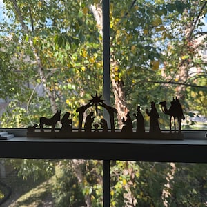 Nativity Scene -  Laser Cut Unfinished Wood Cutout Shapes - Always check sizes and measure