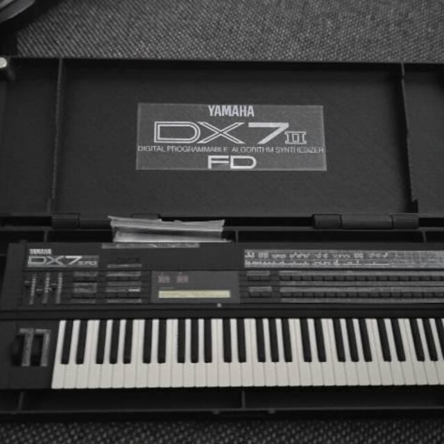 Miniature Yamaha DX7 II FD Synthesizer: 1/6 Scale Collectible With