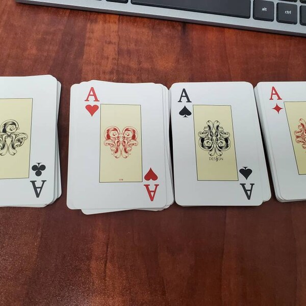 Royal Indice Regolare Di Dimensioni Strette Carte Di Mazzo Segnate - Foto 9