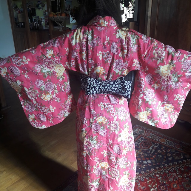 Fancy Pumpkin Kimono giapponese Yukata Obi con cinturino nappa