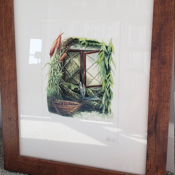Wind in the Willows Inspired Watercolor Fine Art Print: Literary ...