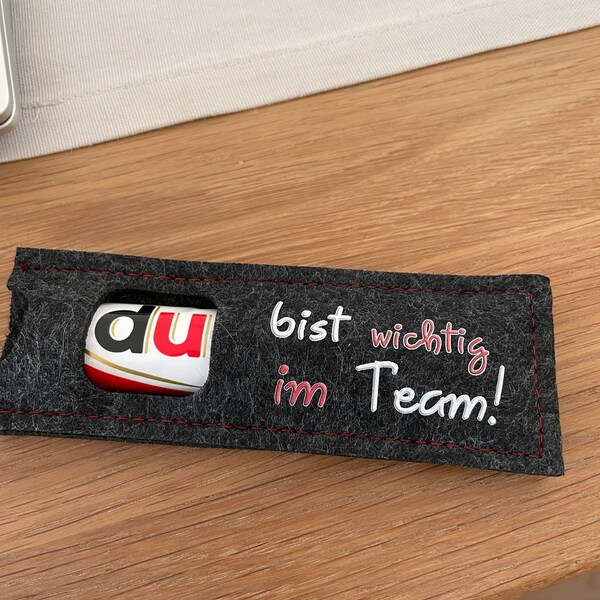 Schokoriegel Hülle Filz Geschenke | Wichtig im Team ...