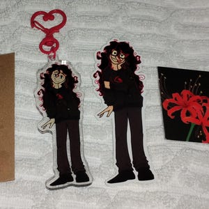 John Doe Visual Novel Game Double Sided Acrylic Charm Keychain - Etsy