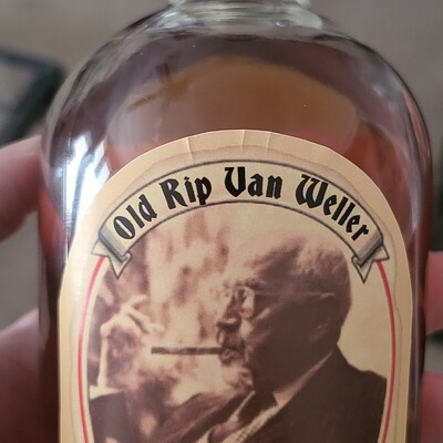 Custom Pappy Van Winkle Label Bottle Poor Man's Pappy Van Winkle Label Pappy Label Personalized ...