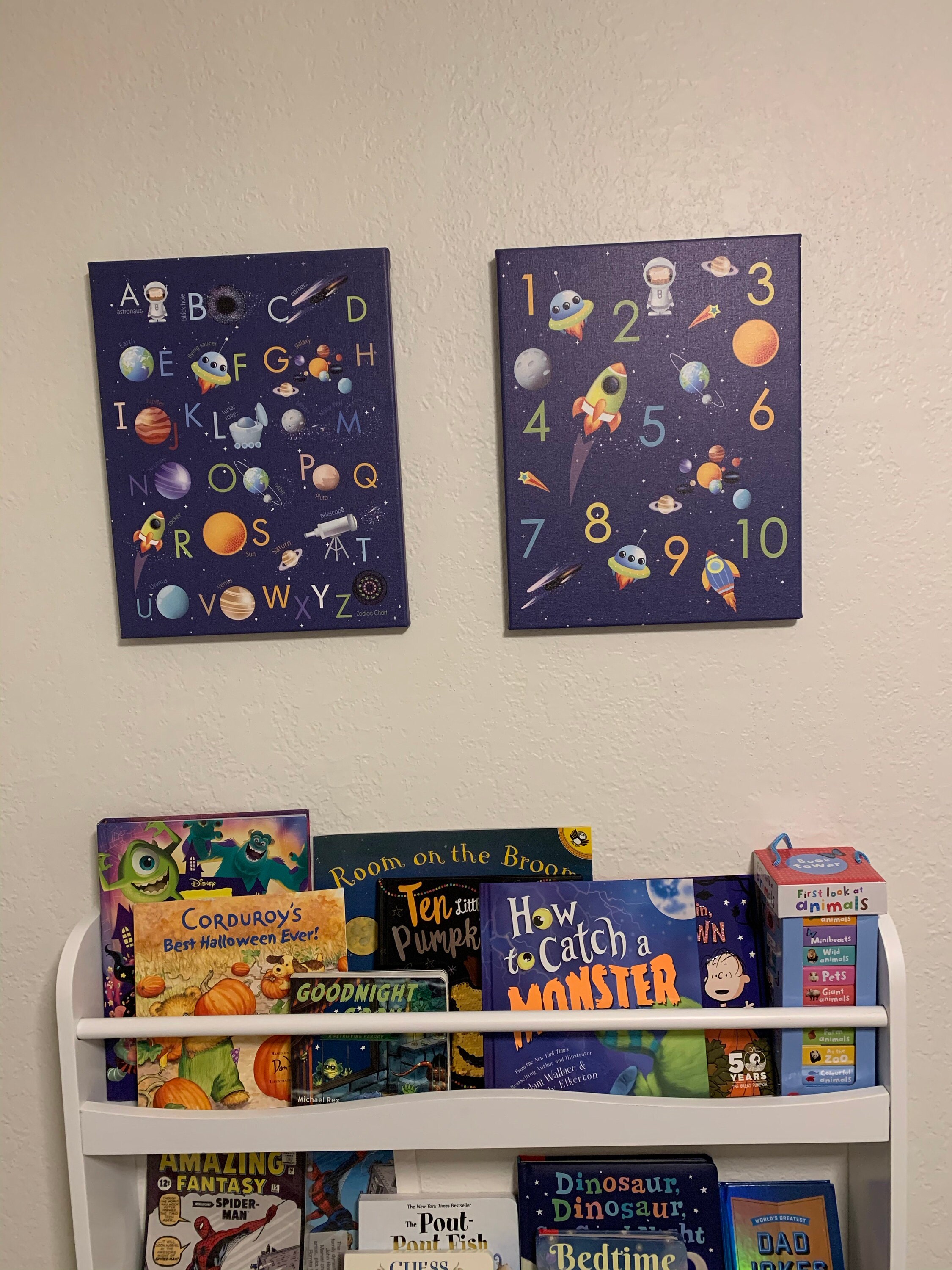 Space Nursery Wall Decor Space Room Wall Decor Space Theme Etsy