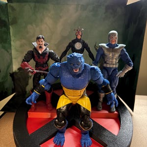 X-men Logo Display Riser for 6in Action Figures 3d Print for