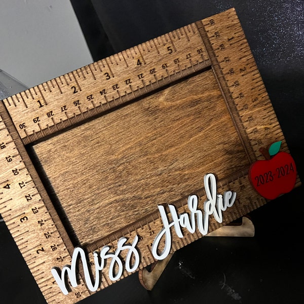 Teacher Class Photo Frame, Personalized Teacher Gift, Class Photo Frame ...
