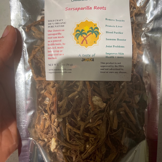 Sarsaparilla Root Smilax Reglii Wildcraft Harvest Jamaican Herb Roots Tonic  Organic 