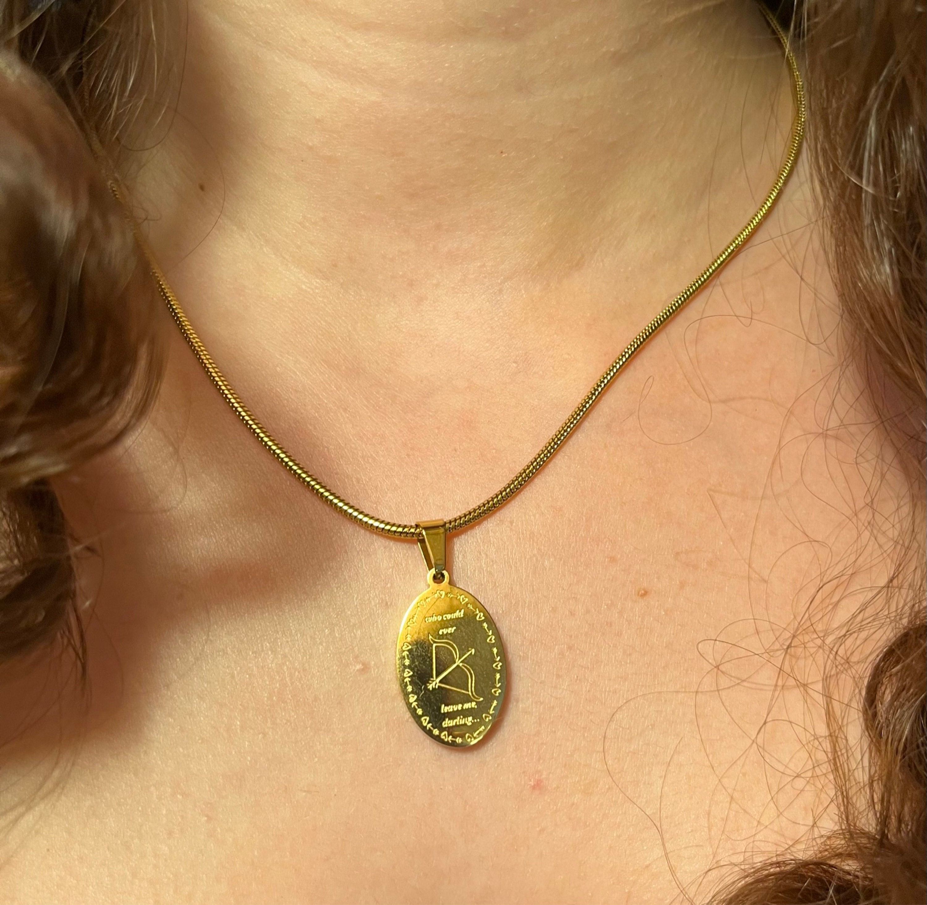 archer necklace double sided | waterproof & won’t tarnish