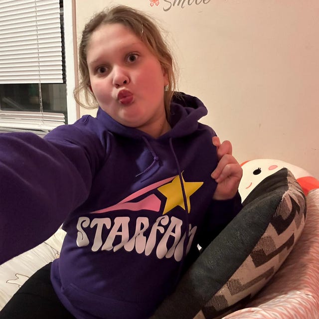 まや様 Sweatshirt PURPLE (XL) ファングッズ Official Purplestars02 Starfam Hoodie Merch (limited Edition