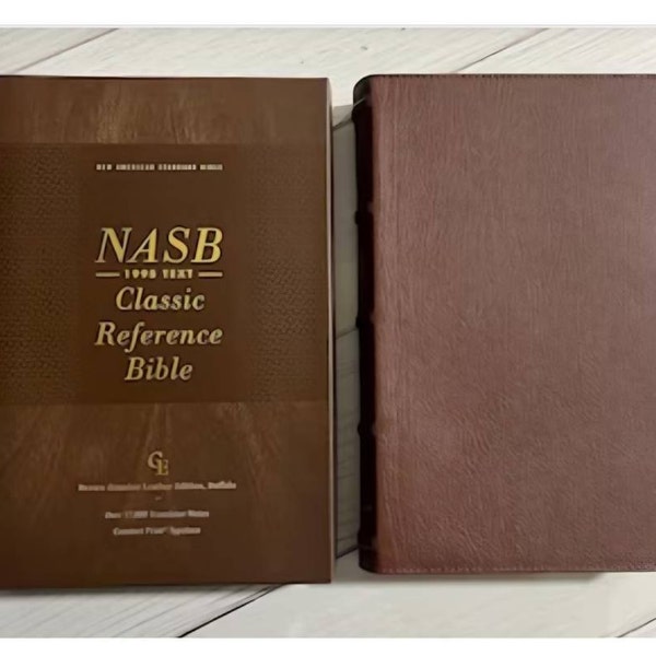 Personalized ESV Large Print Study Bible Thumb Indexed Mahogany