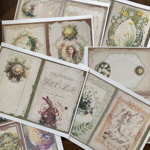 Junk Journal Printable Vintage Ephemera Kit Digital Download - Etsy UK