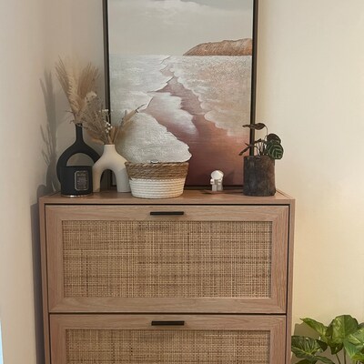 Original Hand Painted Classical Piano Oil Painting, Minimalist Music