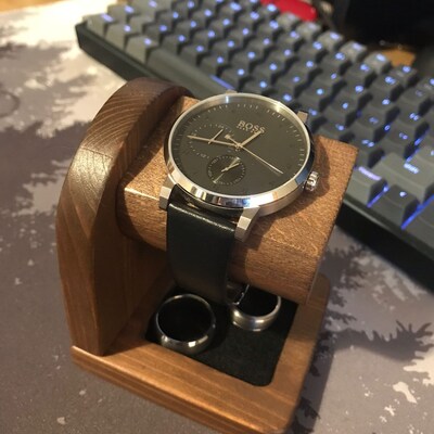 Wooden Watch Stand / Rustic Watch Stand / Jewellery Display / - Etsy
