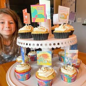 Storybook Babyshower Cupcake Toppers//printable - Etsy