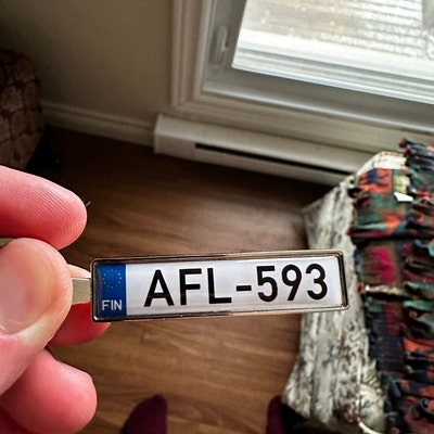 Buy & Send Personalised Vehicle Number Plate Keychain Online In India - Foto 2