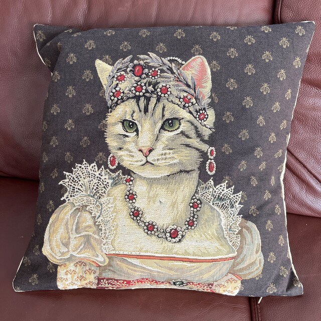 ベルギーゴブラン織りクッションカバー ベルギーからメーカー直輸入】本物タペストリー（ゴブラン織り