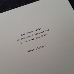 Anne of Green Gables October Quote Typed on Typewriter - Etsy