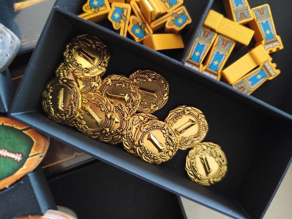 30x Gold Coins For The Lord of the Rings: Duel for Middle-earth