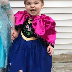 Princess anna top baby costume